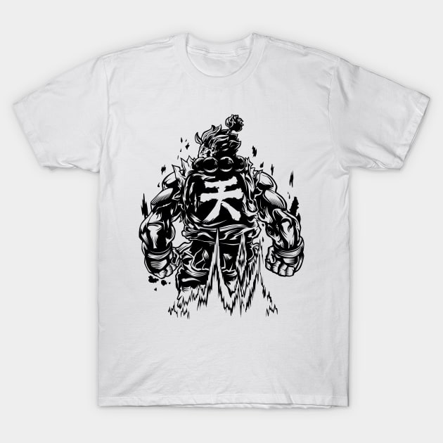Street Fighter Akuma T-Shirt by dlo168